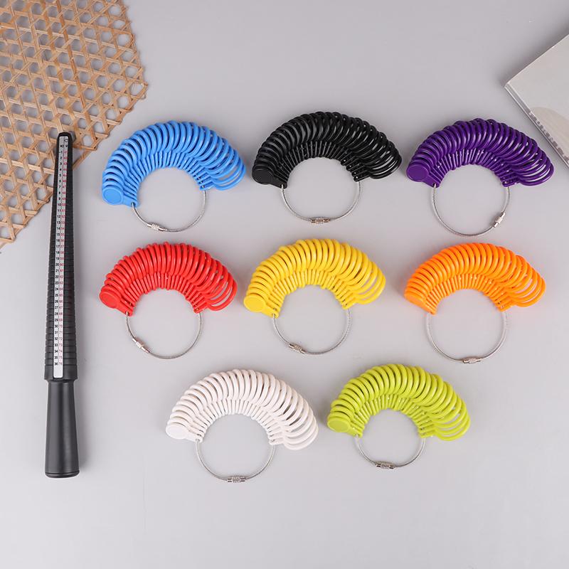 Jewellery Tools Ring Size Mandrel Stick Finger Gauge Ring Sizer Measuring Jewelry Tool Set Ring Size  Jewellery Tools