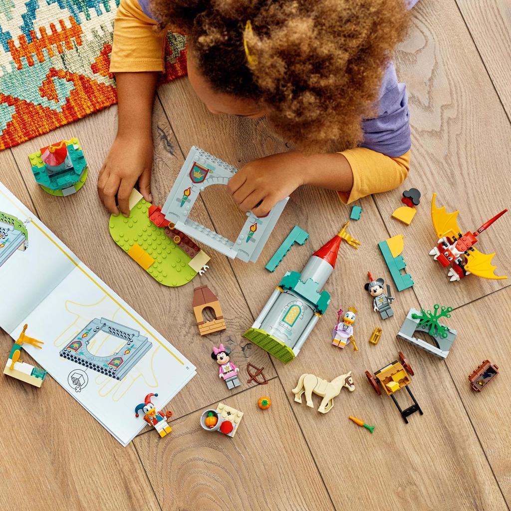 LEGO Mickey Friends Mickey White Operation 10780 Bloc de jucărie Cadou Jocuri de simulare Castelul Băieți Fete 4 ani și peste & & Prieteni