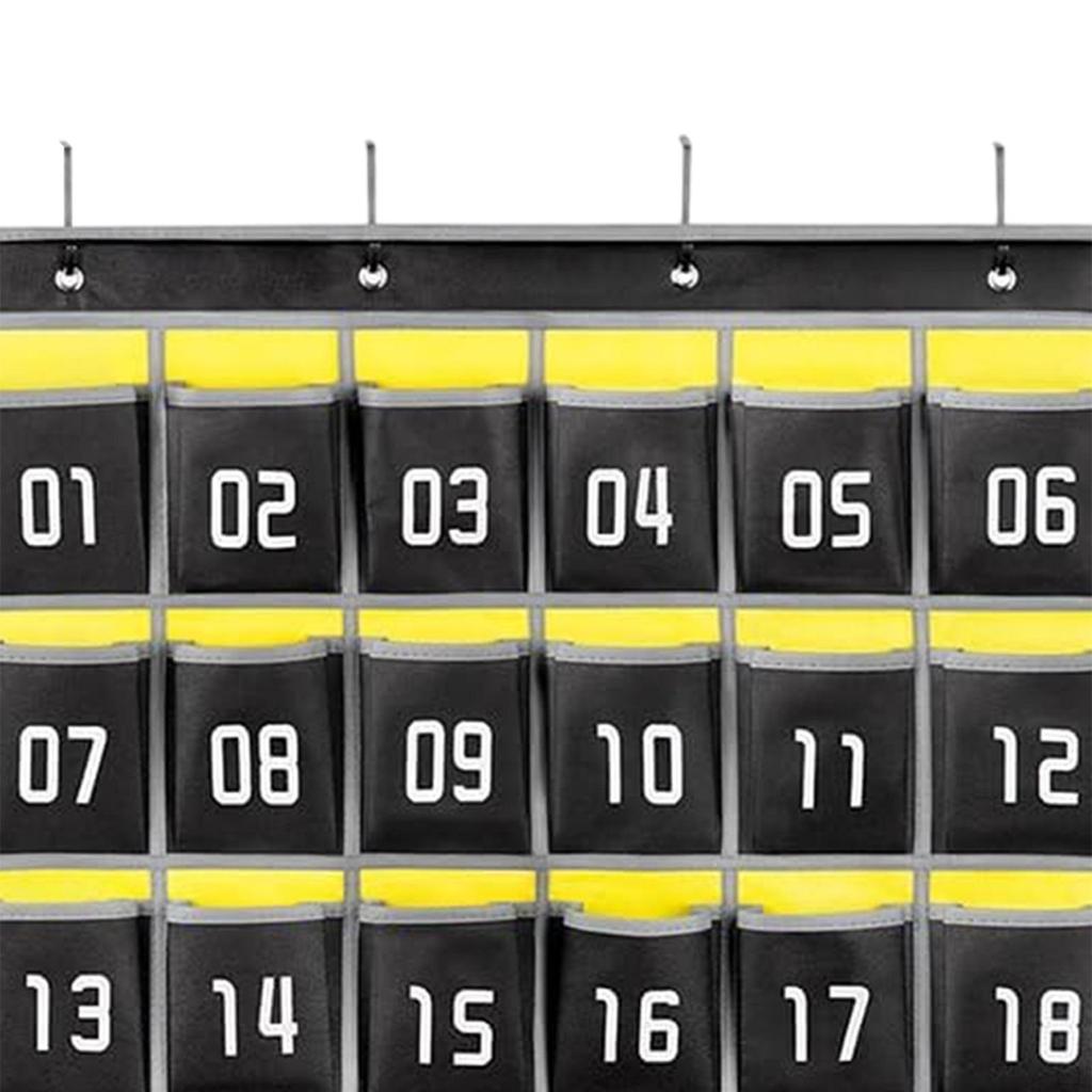 Handy-Organizer-Tabelle für den Einsatz im Klassenzimmer mit Taschenaufbewahrung