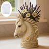 Horse Aromatherapy Candle Cup Silicone Mold DIY Handmade Concrete Gypsum Storage Box Plant Flowerpot Mold