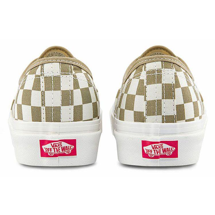 Vans Style 44 Unisex Low Top Skate Shoes Brown White Casual Checkerboard VN0A5KX4SQ7
