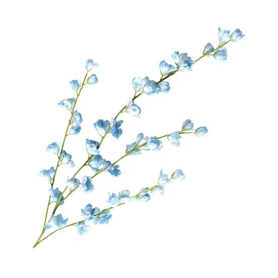 Artificial Violet Flower with 45 Heads Blooms 42.5  Fake Violet Flower Branch светло-синий