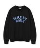 Wacky Willy Typographic One-Point Sweatshirt Black