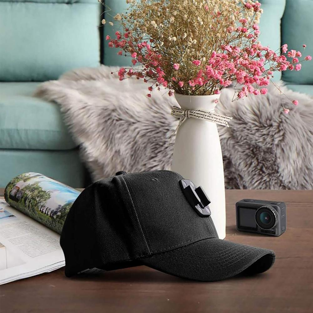 Baseball Hat Quick Release Buckle Mount for GoPro Hero 13 12 11 10 9 8 7 Insta360 SJCAM AKASO DJI OSMO Action Camera Accessories
