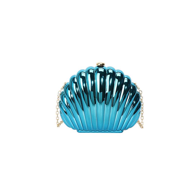 Acrylic Evening Clutch: European & American Style Crossbody Chain Bag for Women