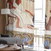 Murals Ancient Egypt Tulle Sheer Window Curtains For Living Room The Bedroom Modern Chiffon Voile Organza Curtains Decor Drapes