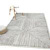Modern Striped Living Room Carpet Nordic Minimalist Style Bedroom Bedside Carpet Hotel Homestay Floor Mat