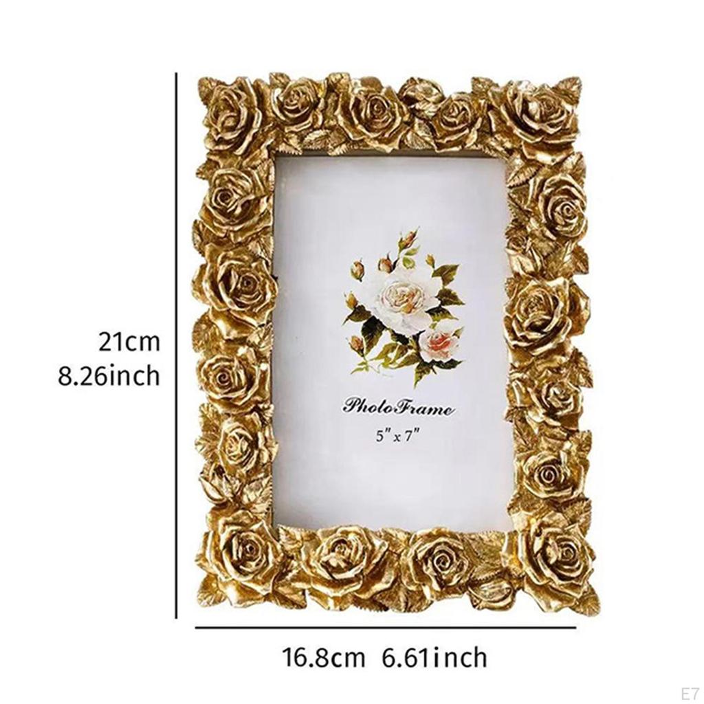 Wedding Photo Frame Rectangular Design for Thanksgiving Table Accessory