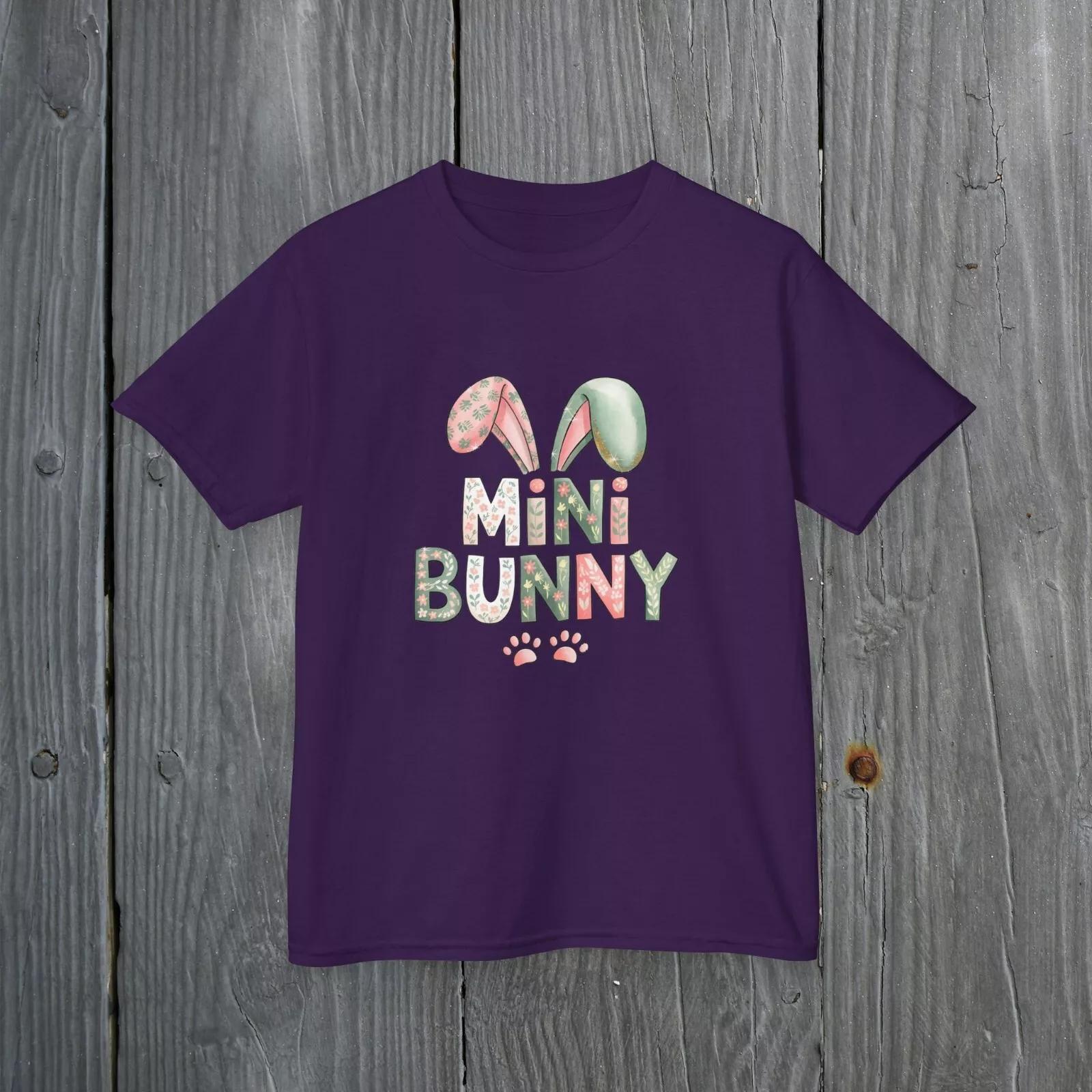 Kids Mini Bunny Tee - Cute Easter T-Shirt for Boys and Girls, Everyday use 3XL
