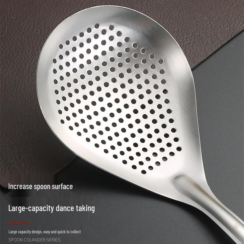 Nemagnetický nerezový cedník: Naběračka na pepř, Kuchyňský cedník na nudle a knedlíčky, Filtr na smažící olej.