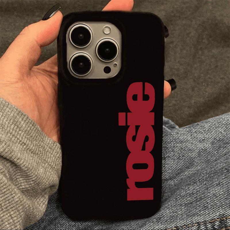 Creative Red iPhone 17 Pro Case - Soft, Simple Design for iPhone 16 Pro/15/14/13