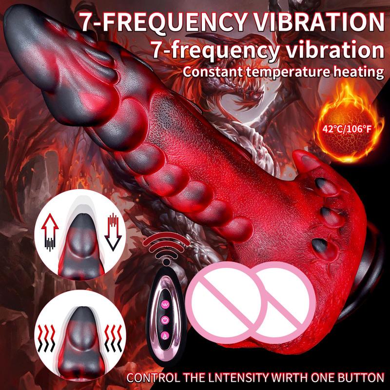 Anal Dildos Vibradror Femenino Dragon Penis Silicone Realistic Dildos Sext Toy For Women Heating/Stretching/Vibration Sex Shop