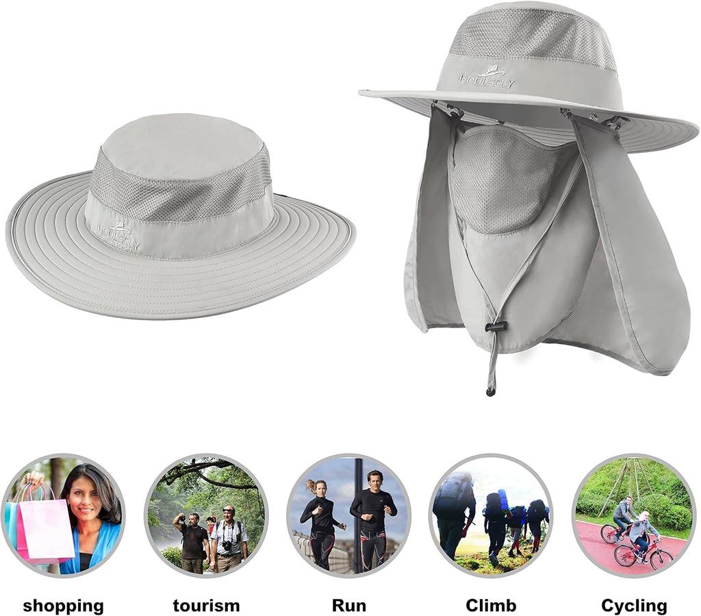 Fishing Hat,Sun Cap with UPF 50+ Sun Protection and Neck Flap,for Man and Women
