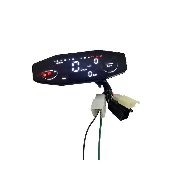Universal Motorcycle Speedometer Dashboard Oil Gauge Digital Meter Sensor Set Tachometer Odometer For ktm EXC 250 rusi KR200 without sensor