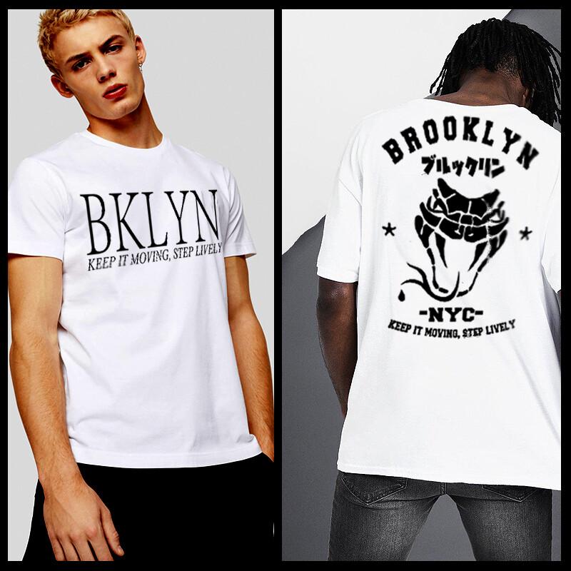

Brooklyn New York T-Shirt NYC East NY do or die 90s hip hop Snake head NY tee XL
