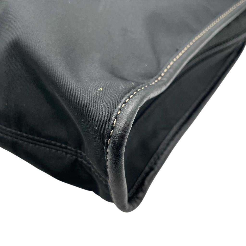 Used COACHBriefcase black canvas/leather mens