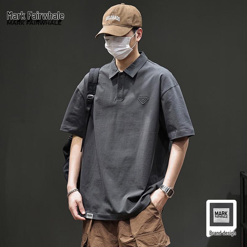 Mark Fairwhale Men's Summer Thin Breathable Polo Shirt
