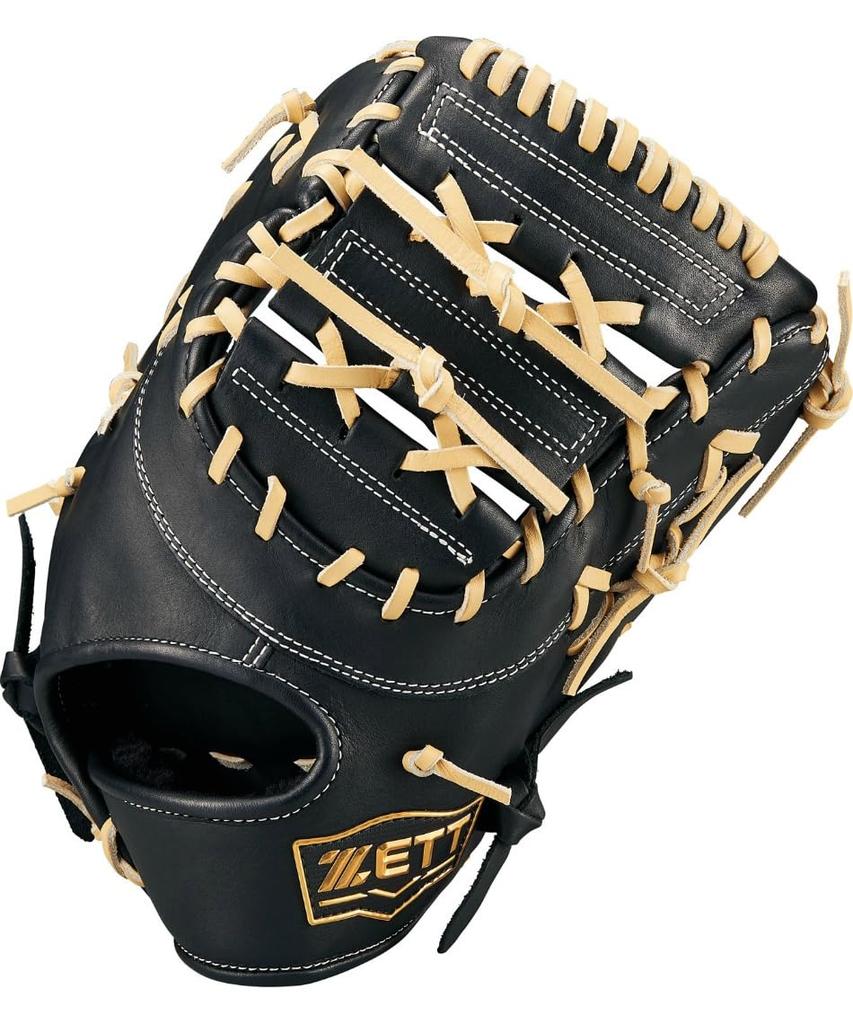 ZETT First Base Winning for First Pastel BRFB33513F Mitt, Road, Base, B/Black (3219)