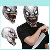 Venom 3 Kopfbedeckung Last Dance Leuchtende Maske für Halloween Cosplay Requisite