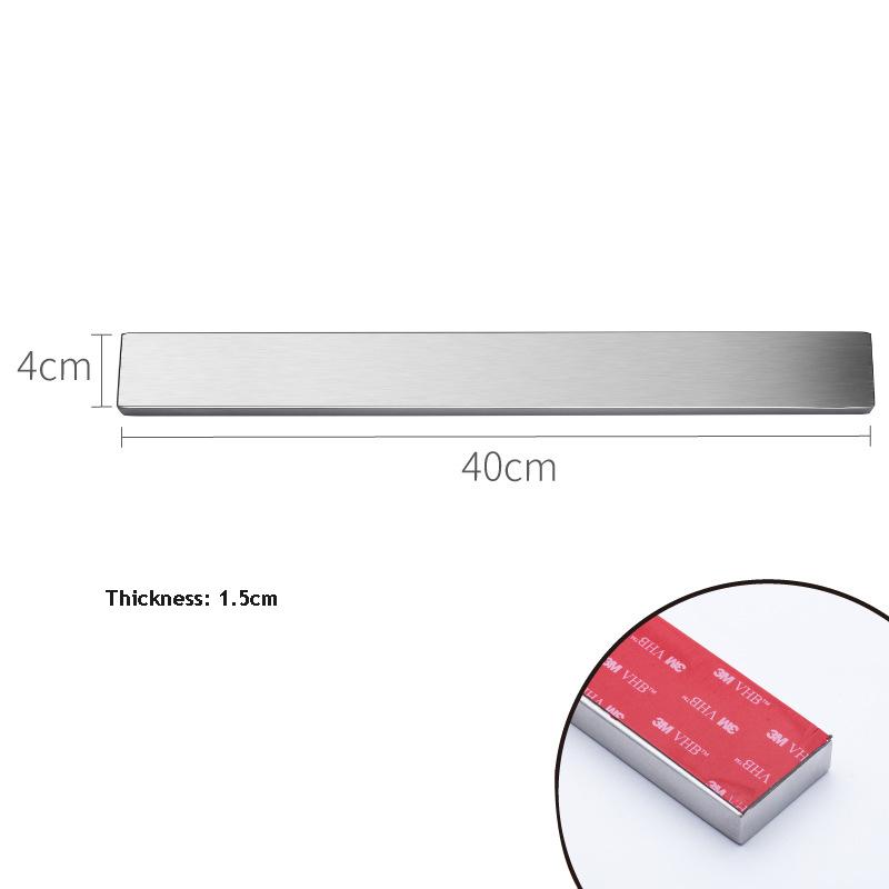 LMETJMA Professioneller Magnetischer Messerstreifen Edelstahl Magnetischer Messerhalter Ständer Küchenmesserleiste 30 40 50 cm KC0314