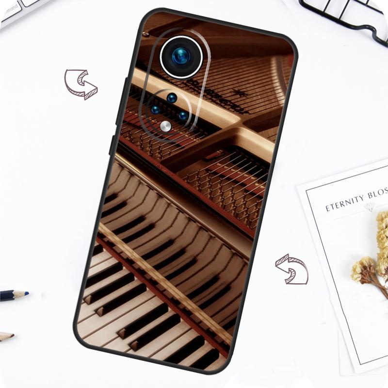 Piano Keys Keyboard Design Case For Honor Magic 7 Lite 5 6 Pro Honor 200 50 70 90 Lite X8b X9a X8a X8 X9 X9c X9b Cover