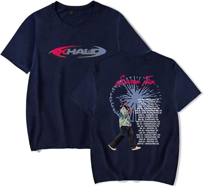 Khalid Tour Merch Tee Fashion Clothes Casual Summer TShirt