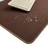 Extra Large Thick Cotton Linen Mouse Pad – Solid Color Desk Mat for Office & Computer Use