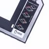 1 Set 2.5" Ssd Cd Dvd a Custodia Alloggiamento per Hdd Cd-Rom Odd Optibay Plastica Alluminio Universale 9.5/12.7Mm Sata 3.0 Caddy per Secondo Hdd