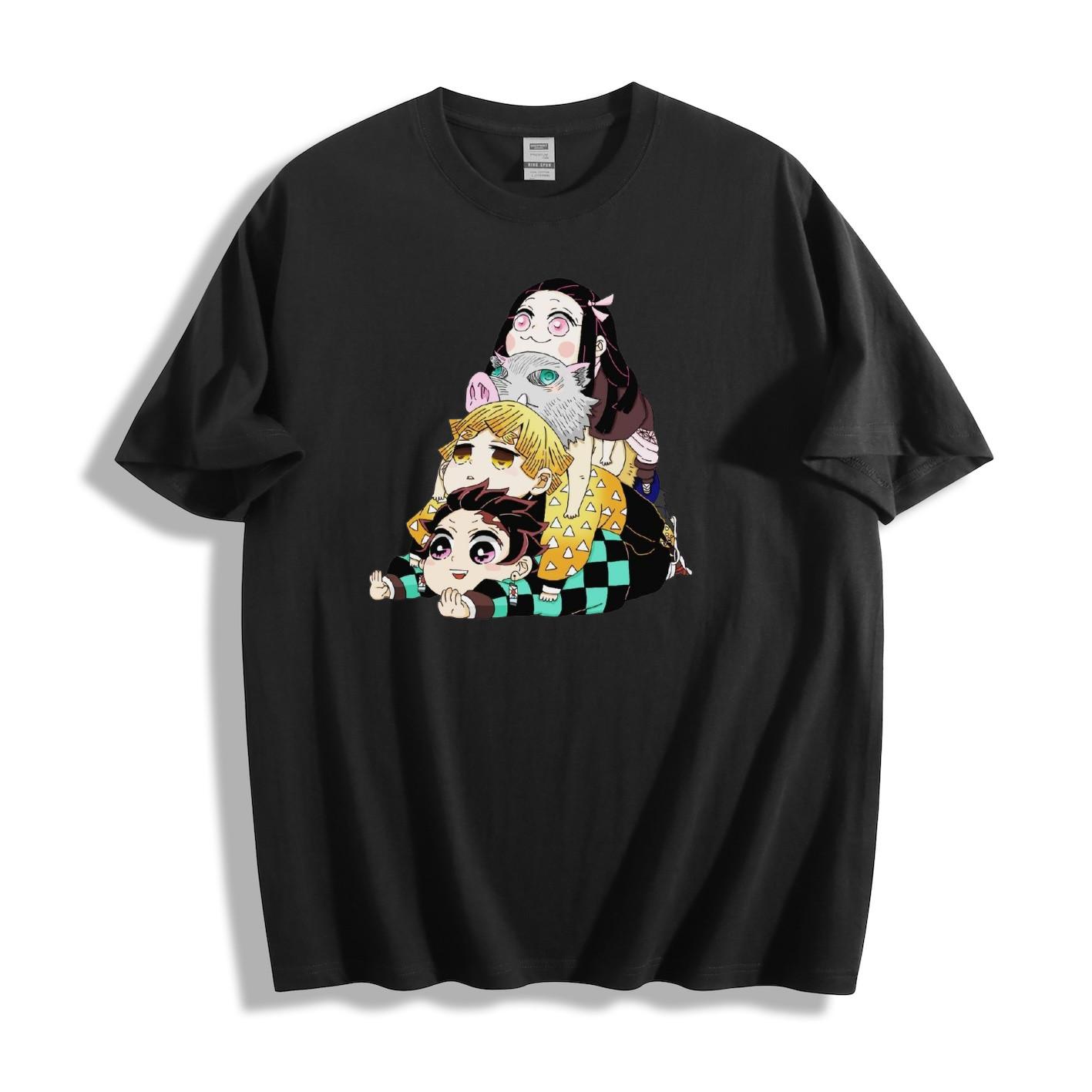 Demon Slayer Main Characters Stack T-Shirt Mens Womens Tees Top XL