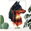 Retro Style Metal Wall Sign Decorative Home Interior Ornament
