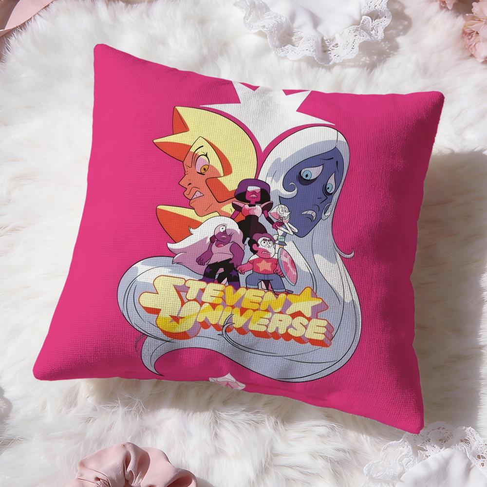 S-Steven Universe FutureS Cushion Cover Premium Comfort Reversible Pillow Cove -Two in One Design for Any Room & Car Interior