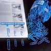 Colorful Large Paperclips & Binder Clips: Nickel-Plated Silver Office Stationery for Bookmarks and Test Papers.