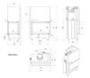 Steel fireplace KRATKI MBA right 17 kW Ø 200 Lift-up