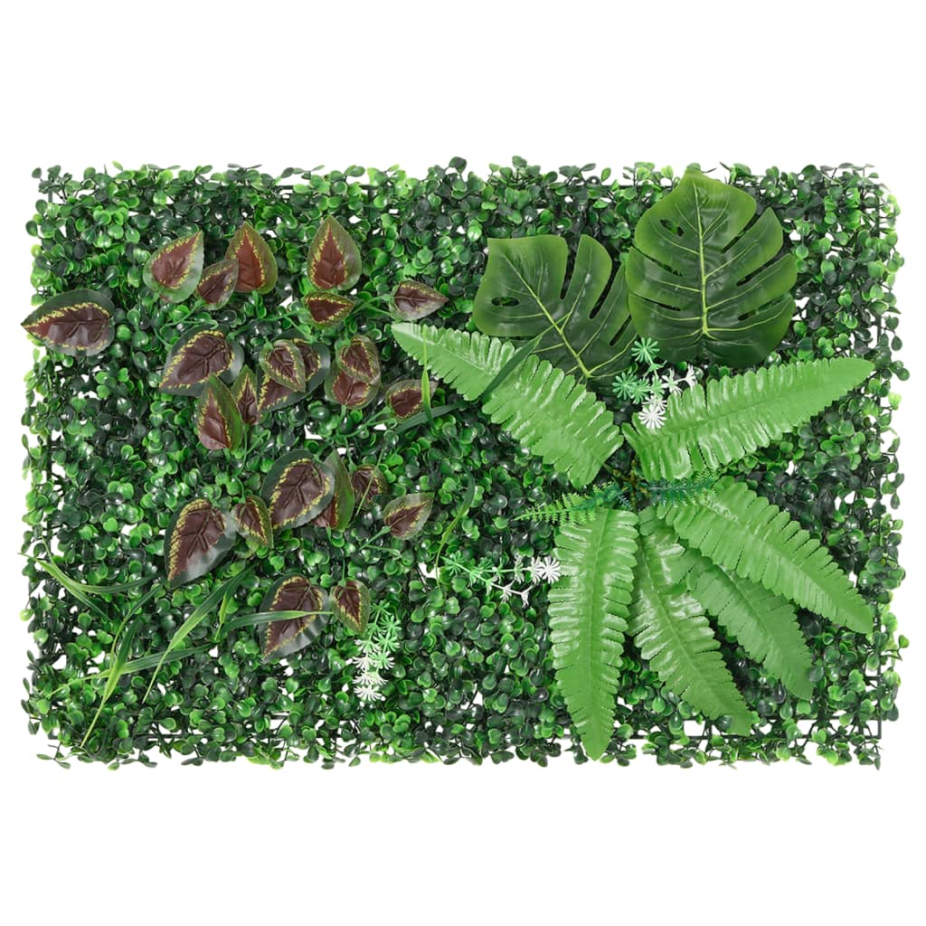 Vidaxl Maty Ze Sztucznymi Roślinami, 24 Szt, Zielone, 40X60 Cm