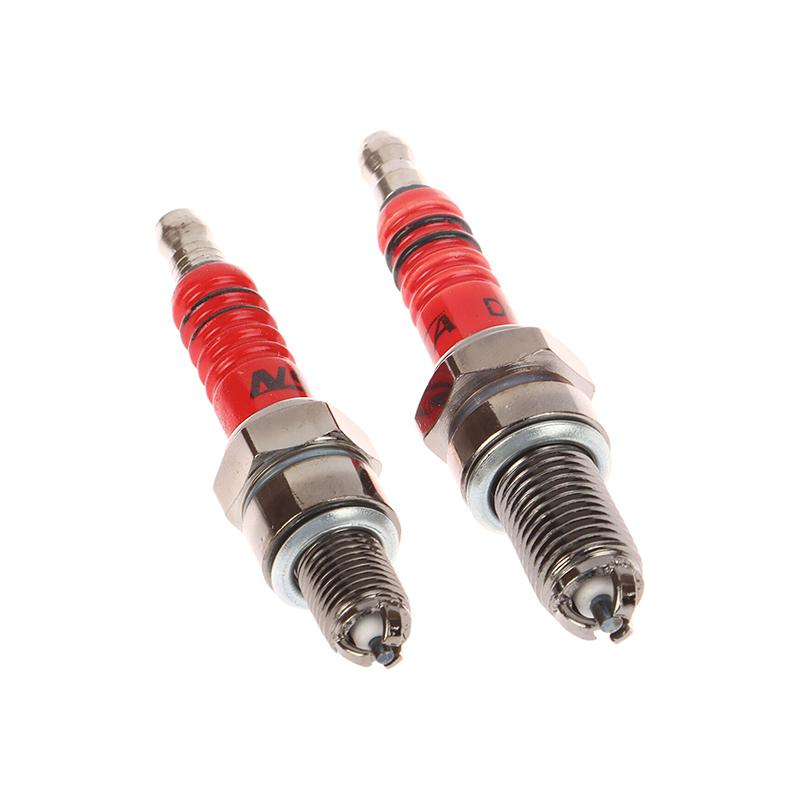 Racing 3 Electrode Spark Plug A7Tc D8Tc Fits For Gy6 50Cc 110Cc 125Cc 150Cc Scooter Dirt Bike Go Kart Motorcycle Accessories
