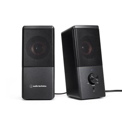 Ενεργό Ηχείο PC Tablet Πικάπ Τροφοδοσία USB Εξοικονόμηση Χώρου Μπροστινή Έξοδος Ακουστικών Εξοικονόμηση Ενέργειας Υψηλή Έξοδος Audio-Technica AT-SP95