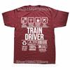 Funny Train Driver Job Profession T Shirts Graphic Cotton Streetwear Short Sleeve O-Neck Harajuku Hip Hop T-shirt Mens Clothing