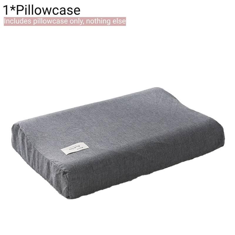 Hypoallergenic Cotton Latex Pillowcase Soft And Skin-friendly 50x30cm Memory Foam Pillow Cover All Seasons Pillowcase
