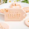 Mother's Day Fondant Mold Cookie Embossing Mould Easy Releases Plastic Cake Decorating Tool for Baking Enthusiasts