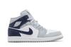 Jordan 1 Mid Wolf Grey Midnight Navy