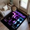 Huntrx Cyberpunk Fashion Area Rug Design for Entryway Kitchen Living Rooms Hallway Anti-slip Rug Anime Office Decor Best for Christmas
