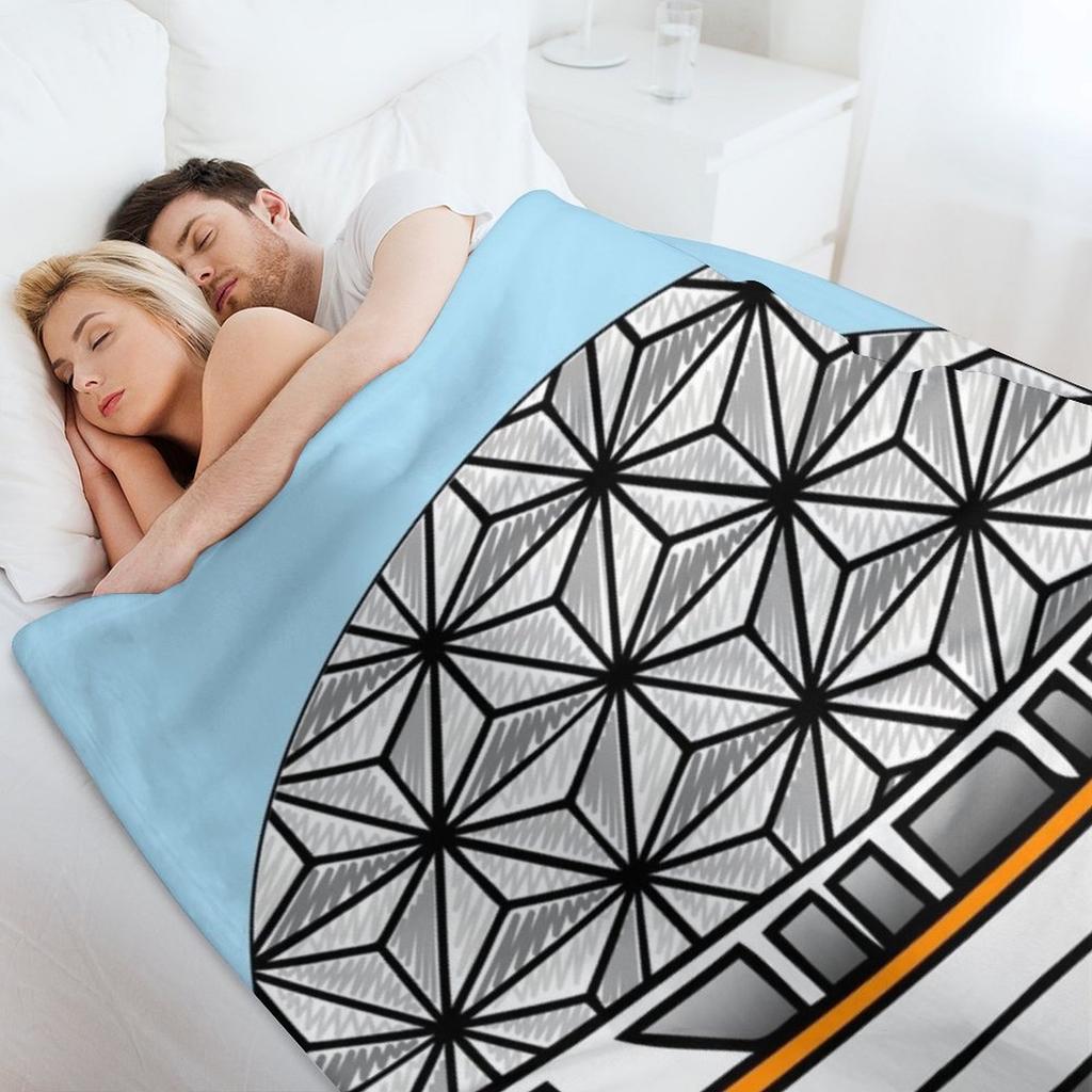 Travelling Monorail - Epcot Throw Blanket Plaid On the Sofa Picnic Funny Gift Luxury Designer Blankets