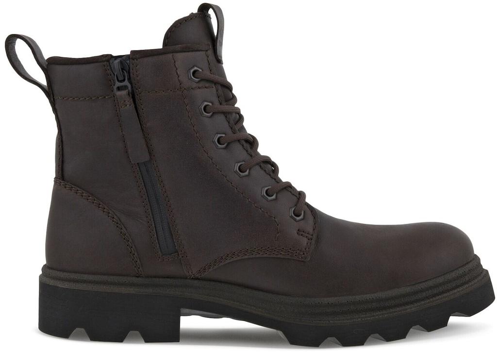 Ботинки мужские Ecco GRAINER 214724 с теплой подкладкой коричневые