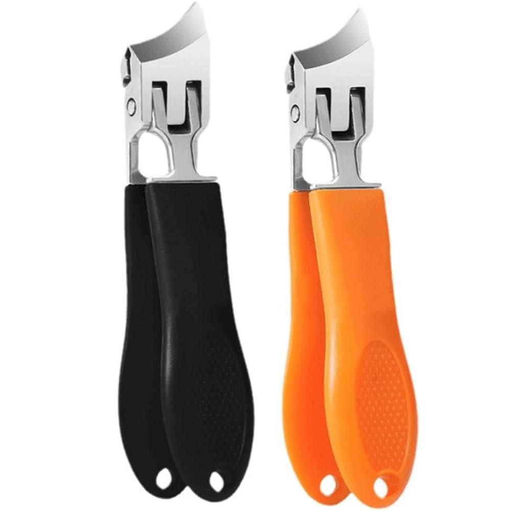 

2pcs Slanted Nail Clippers Curved Toenail Clippers for Thick Toenails