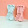 Bone Shaped Double Dog Cat Bowls Cute Pet Food and Water Bowl Set Non-Slip Durable Feeding Dish for Puppy Kitten