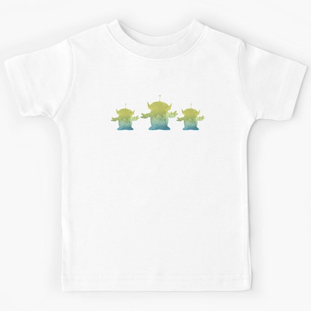 Aliens Inspired Silhouette Kids T-Shirt 100