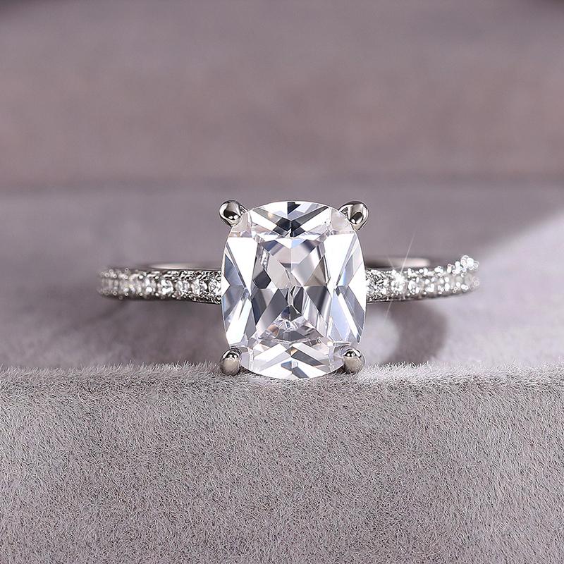 

Кольца Huitan AA Crystal Cubic Zirconia для женщин на помолвку, свадьбу, простые элегантные женские кольца, подарок на годовщину, модные ювелирные изделия 10