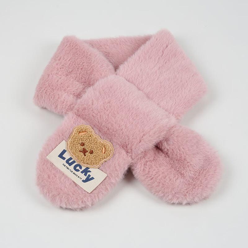 DUTRIEUX Kids' Cartoon Plush Winter Scarf