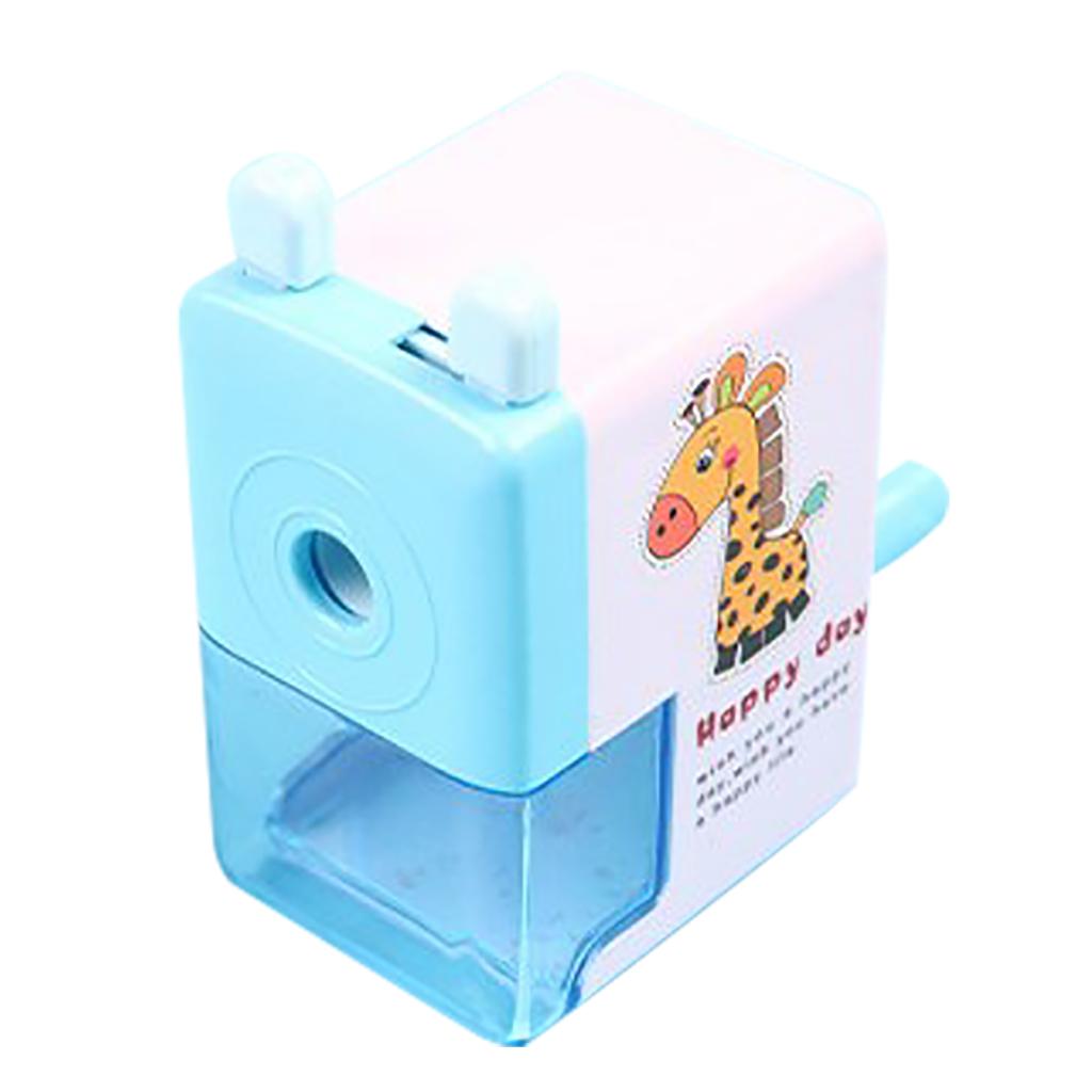 Rotating Pencil Sharpener Creative Cartoon Hand Crank Manual Pencil Sharpener for Students