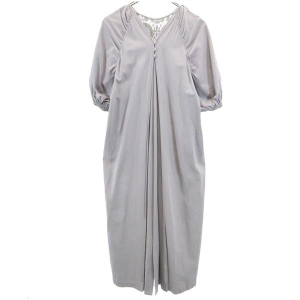 

MARNI Короткий рукав Длинное платье S серый Женский Б/У